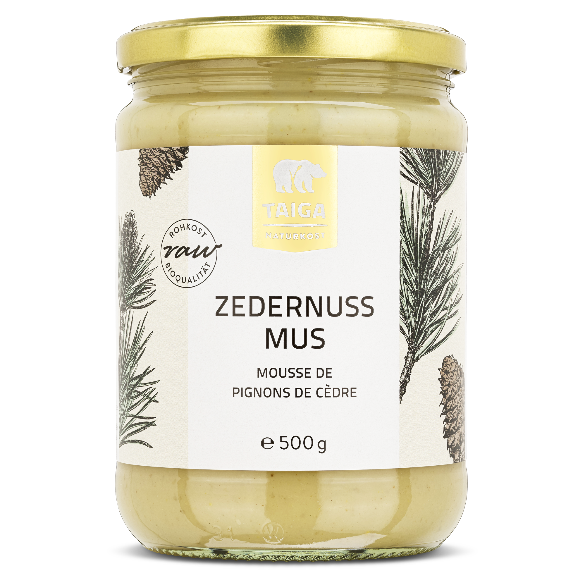 Zedernuss-Mus, bio, roh, 500 g