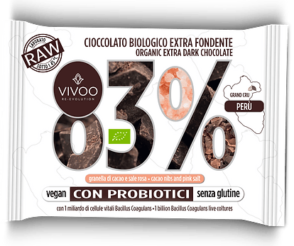 Raw Chocolate 83% mit Rosa Salz, roh, bio, 30g mit Probiotika