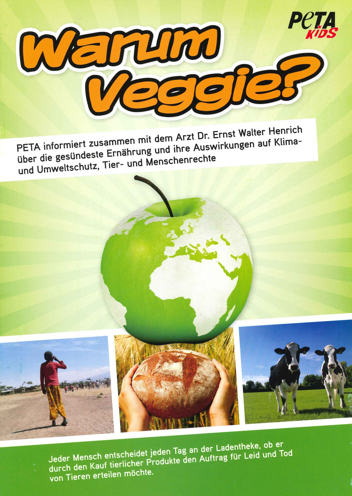 Warum Veggie? - Broschüre für Jugendliche - PETA & Dr. med. Henrich