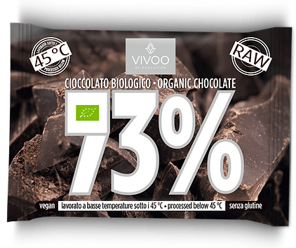 Raw Chocolate 73%, roh, bio, 30g
