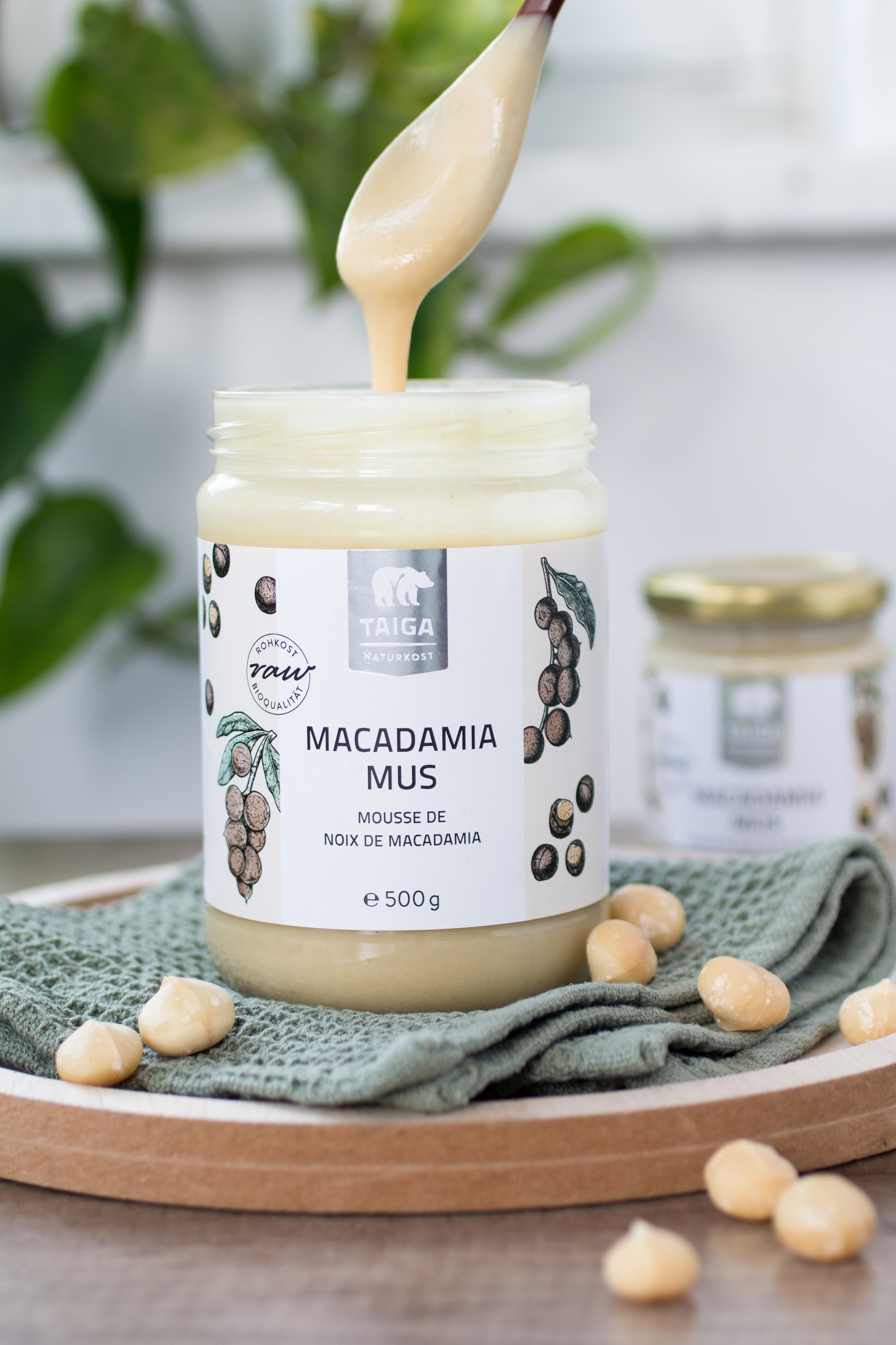 Macadamia-Mus, bio, roh, 500 g
