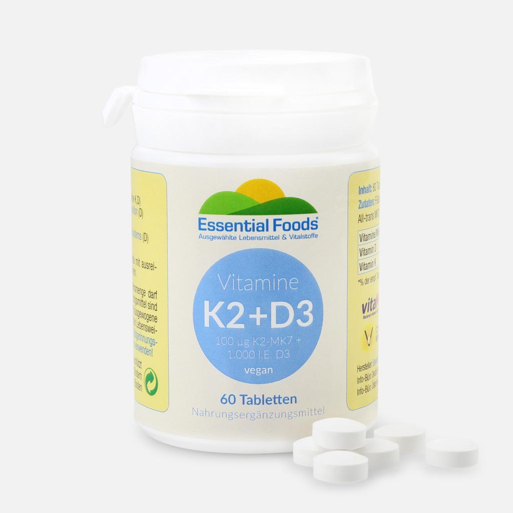 Vitamin K2+D3 60 Tabletten
